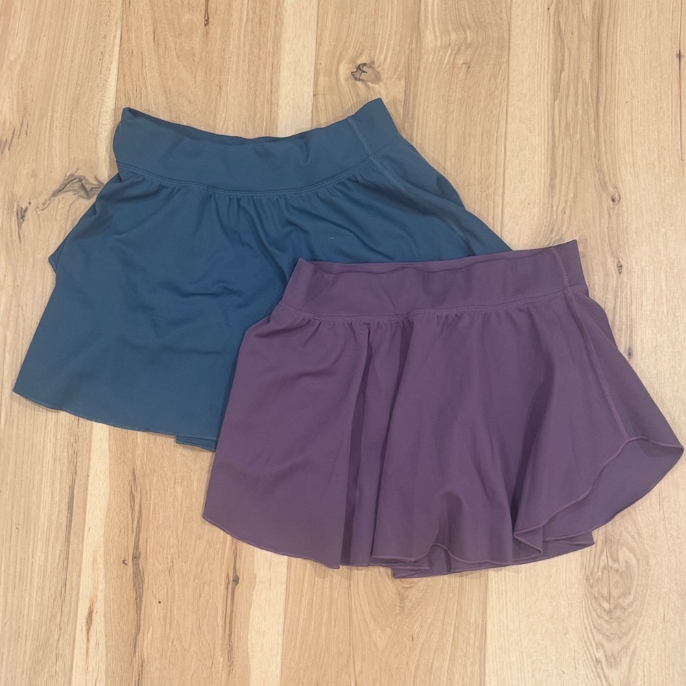 Teal and Purple Under Armour Women's Skorts
